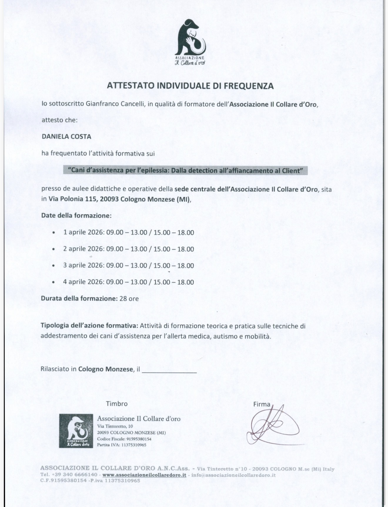 Certificado 23
